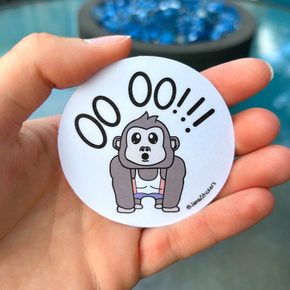 Sticker - Gorilla in a Singlet “Oo Oo”